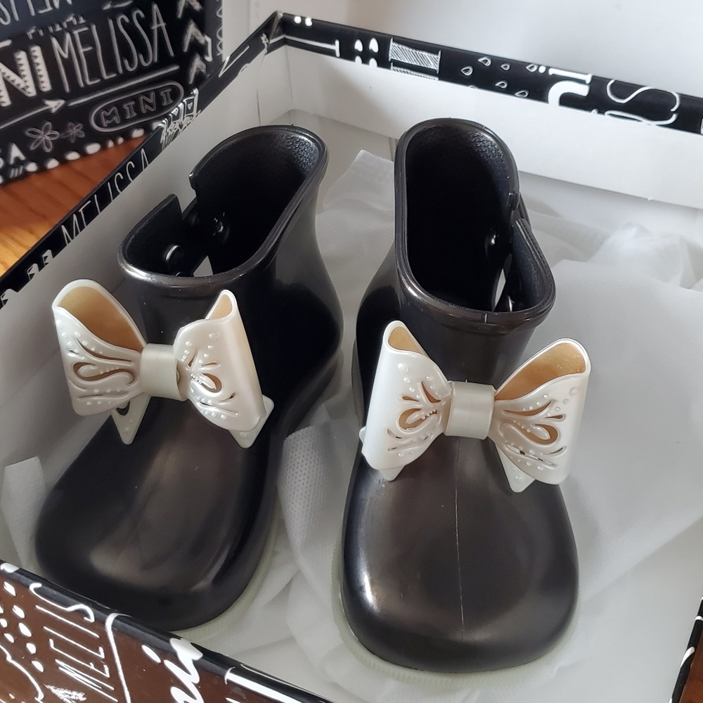 Mini Melissa Sugar Rain boots size 7